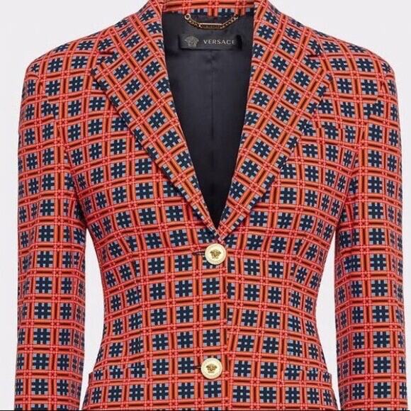 NWT $2895 Versace Women's Red Jacket 38 (S) Italy - Picture 13 of 13